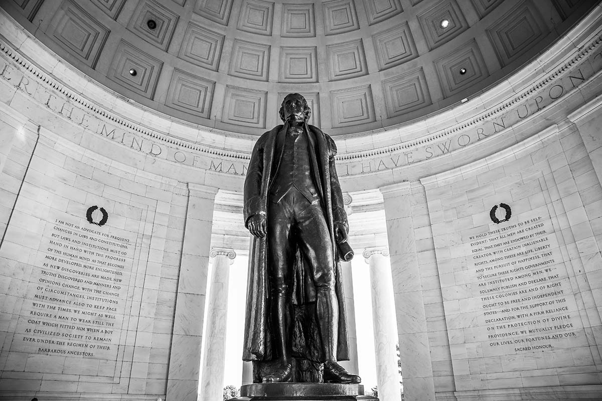 The US founding fathers used math Thomas Jefferson